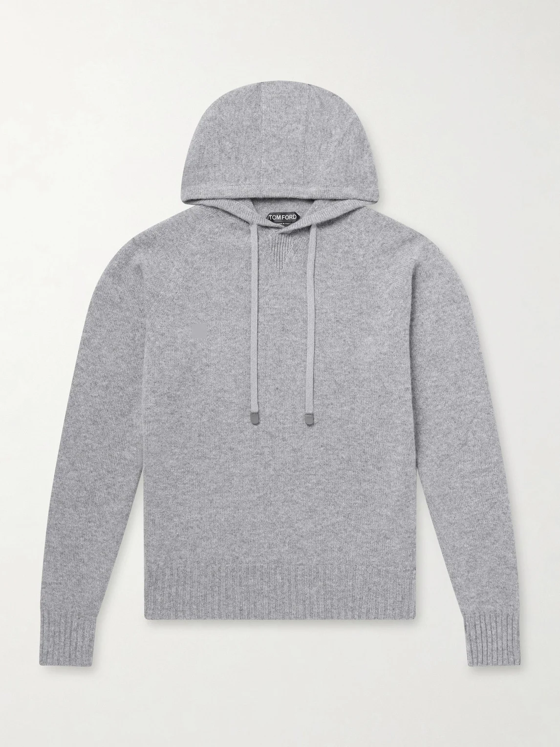 Logo-Embroidered Cashmere Hoodie - 1