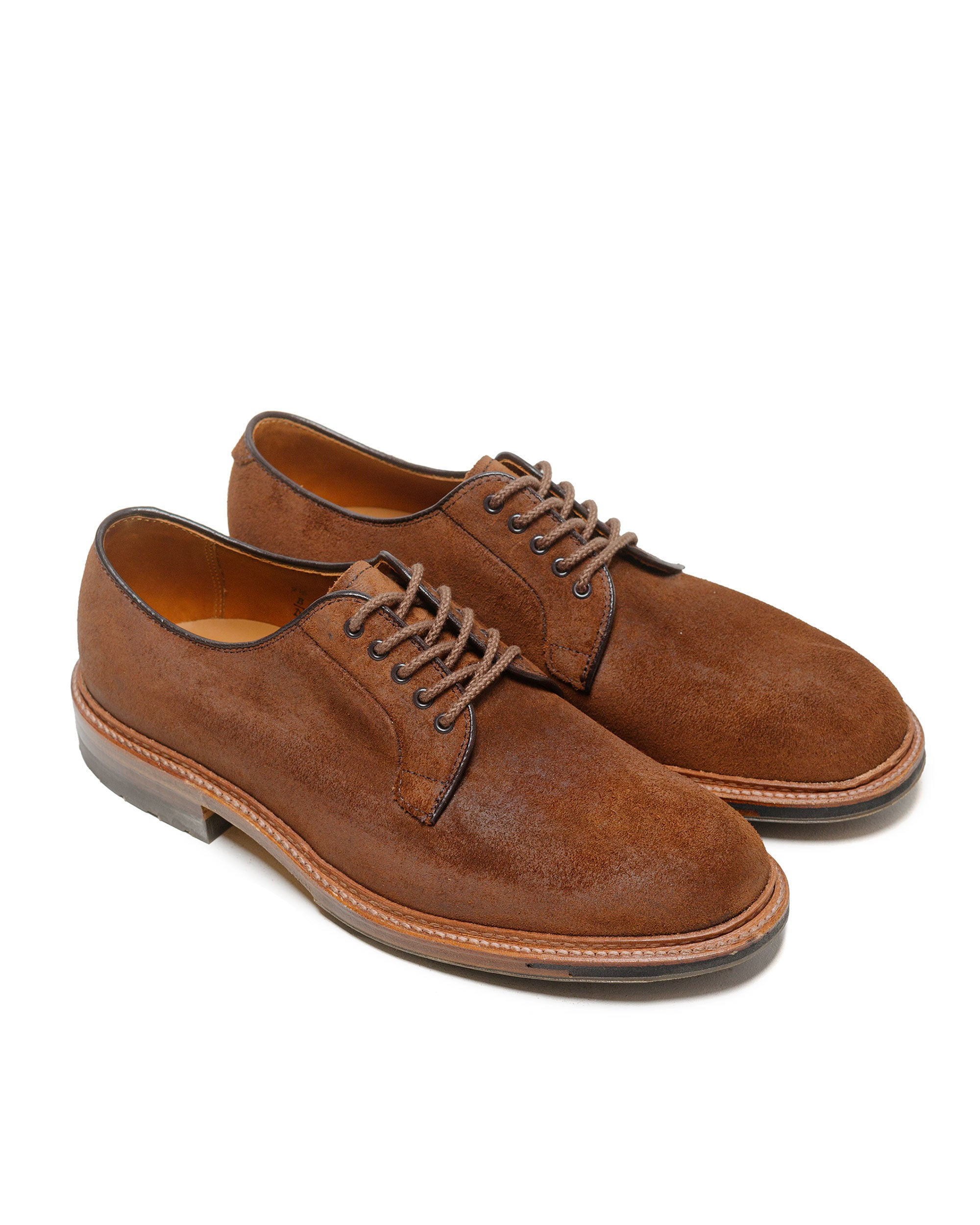 Plain Toe Blucher Reverse Tobacco Chamois 9474C - 2