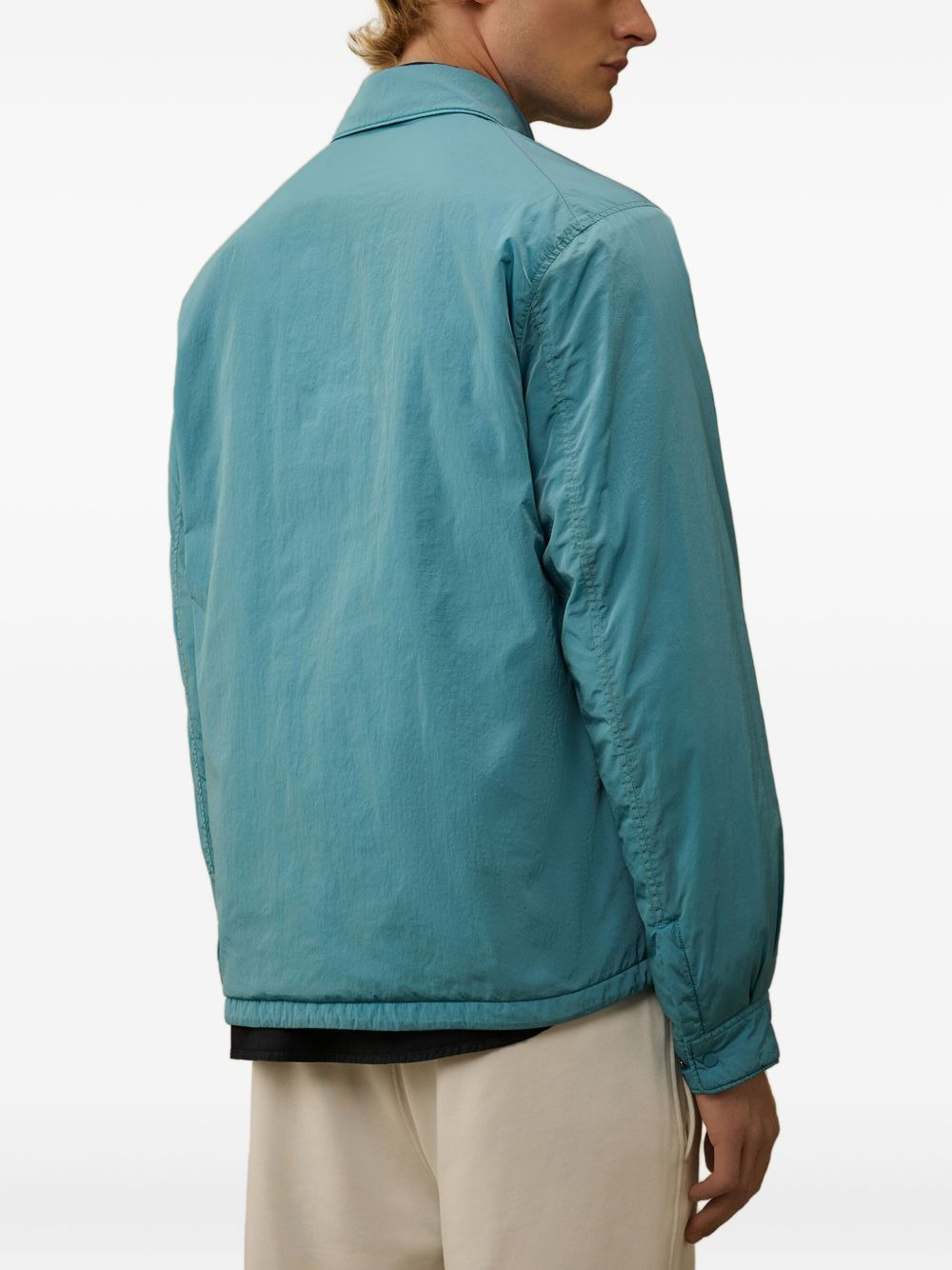 pocket-detail overshirt - 4