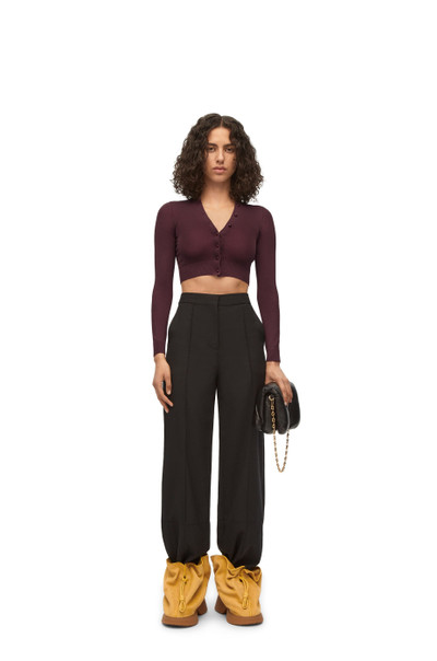 Loewe Cropped cardigan in viscose outlook