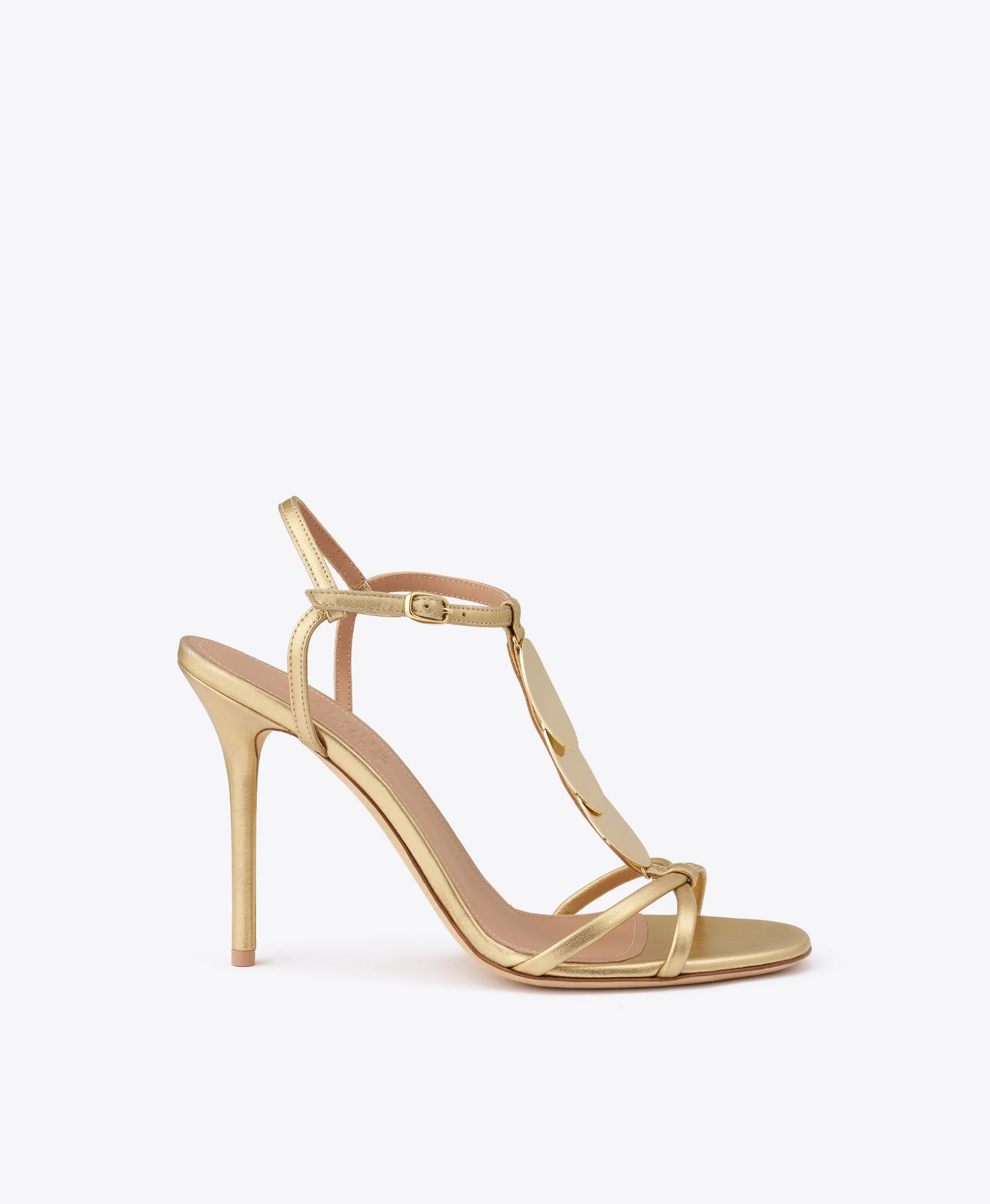 Kali 100 Gold Leather Sandals - 1