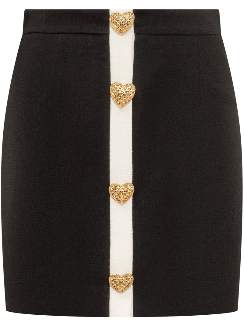 heart-motif mini skirt 1
