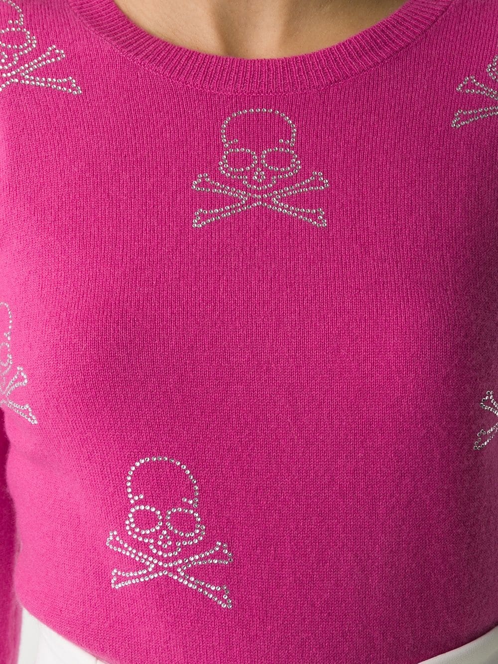 crystal skull monogram jumper - 5