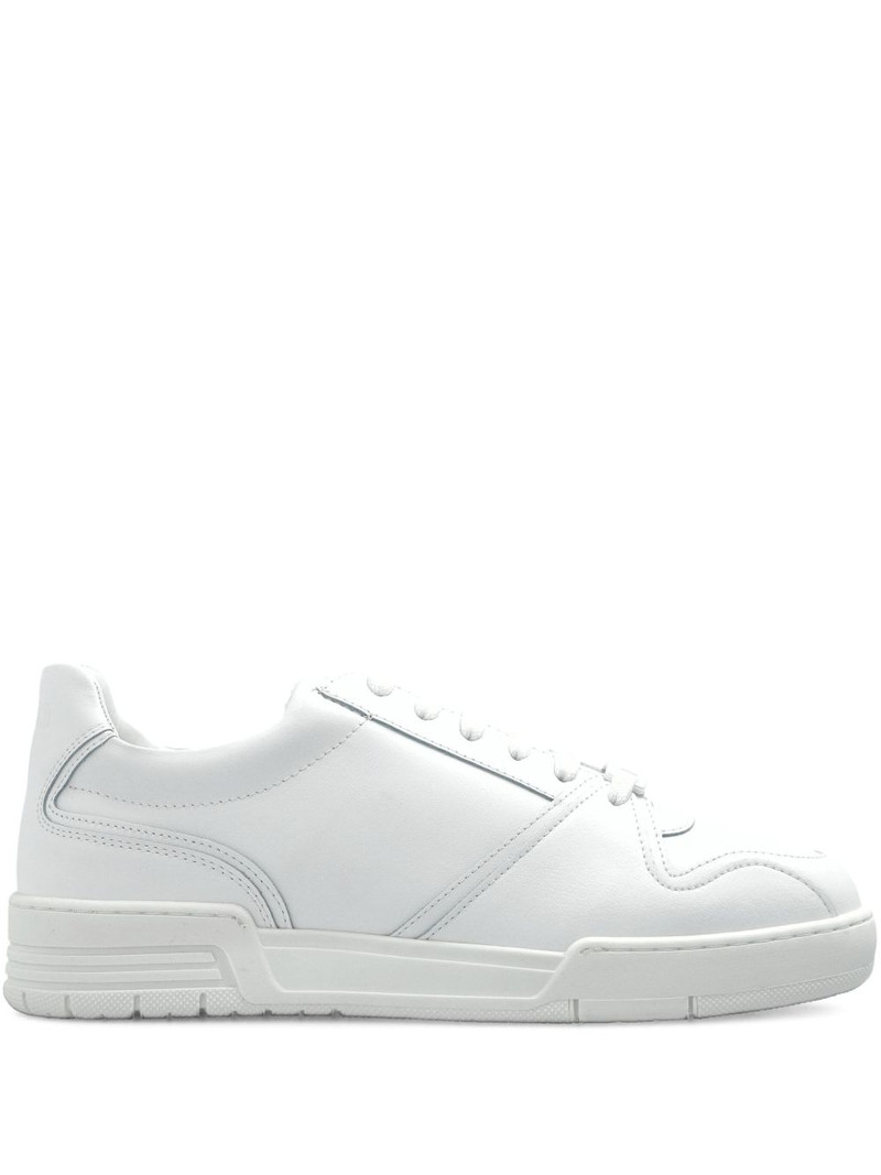 panelled lace-up sneakers 1