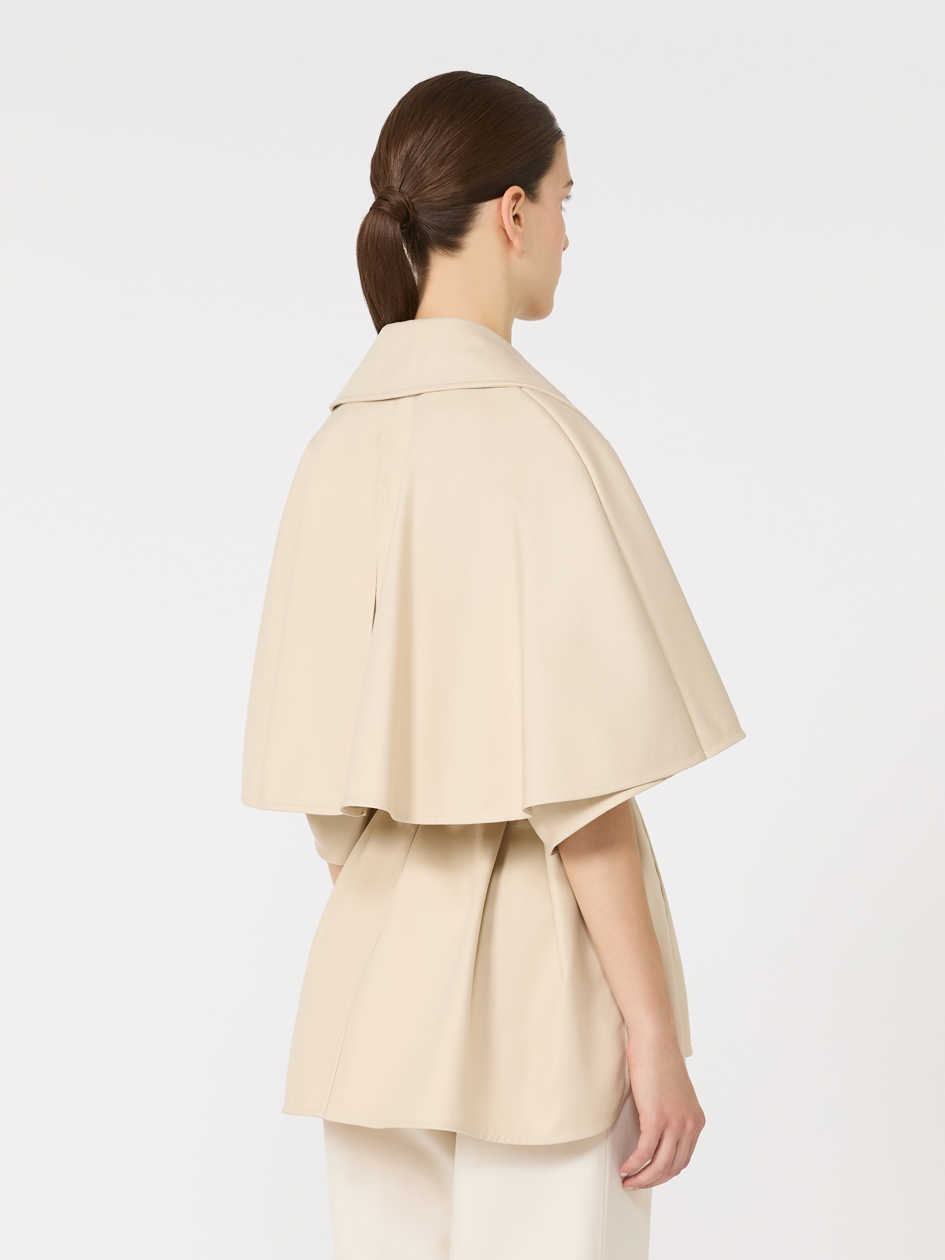 SIGFRID Water-repellent gabardine cloak - 4
