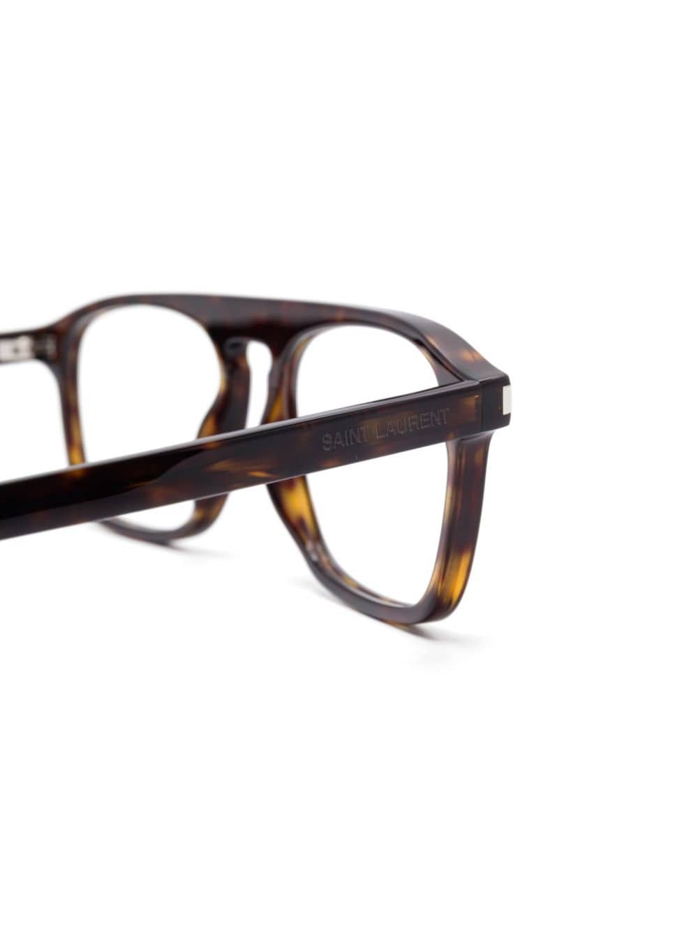 tortoiseshell-effect glasses - 3