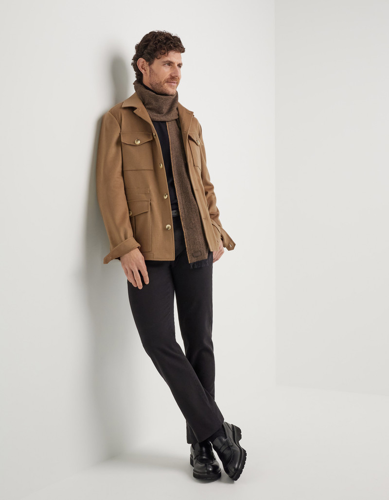 Canali BLACK REGULAR-FIT FIVE-POCKET PANTS IN COTTON TWILL outlook