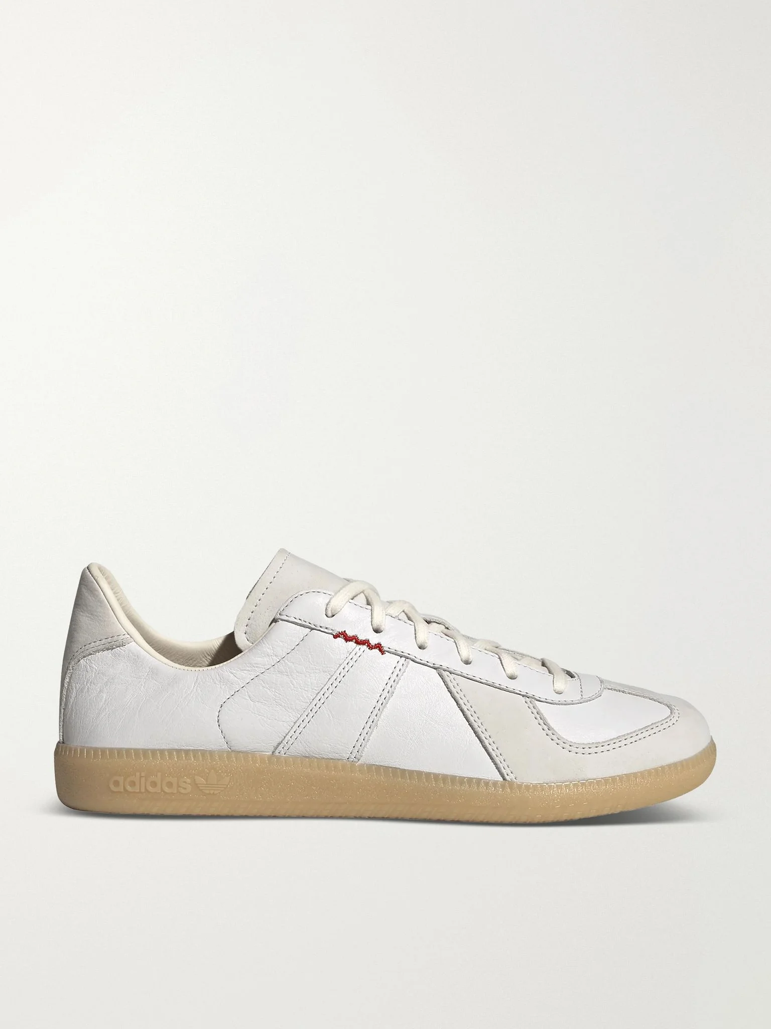 + Hartcopy BW Army Decon Suede-Trimmed Leather Sneakers White - 1