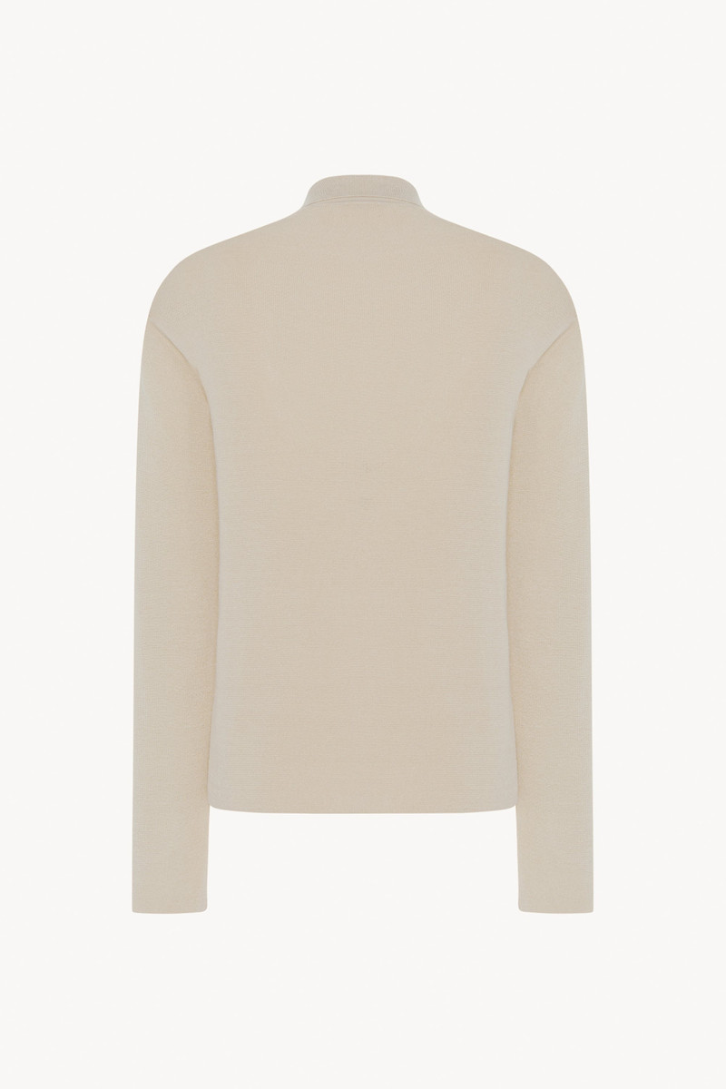 The Row Lorde Cardigan in Linen and Silk outlook