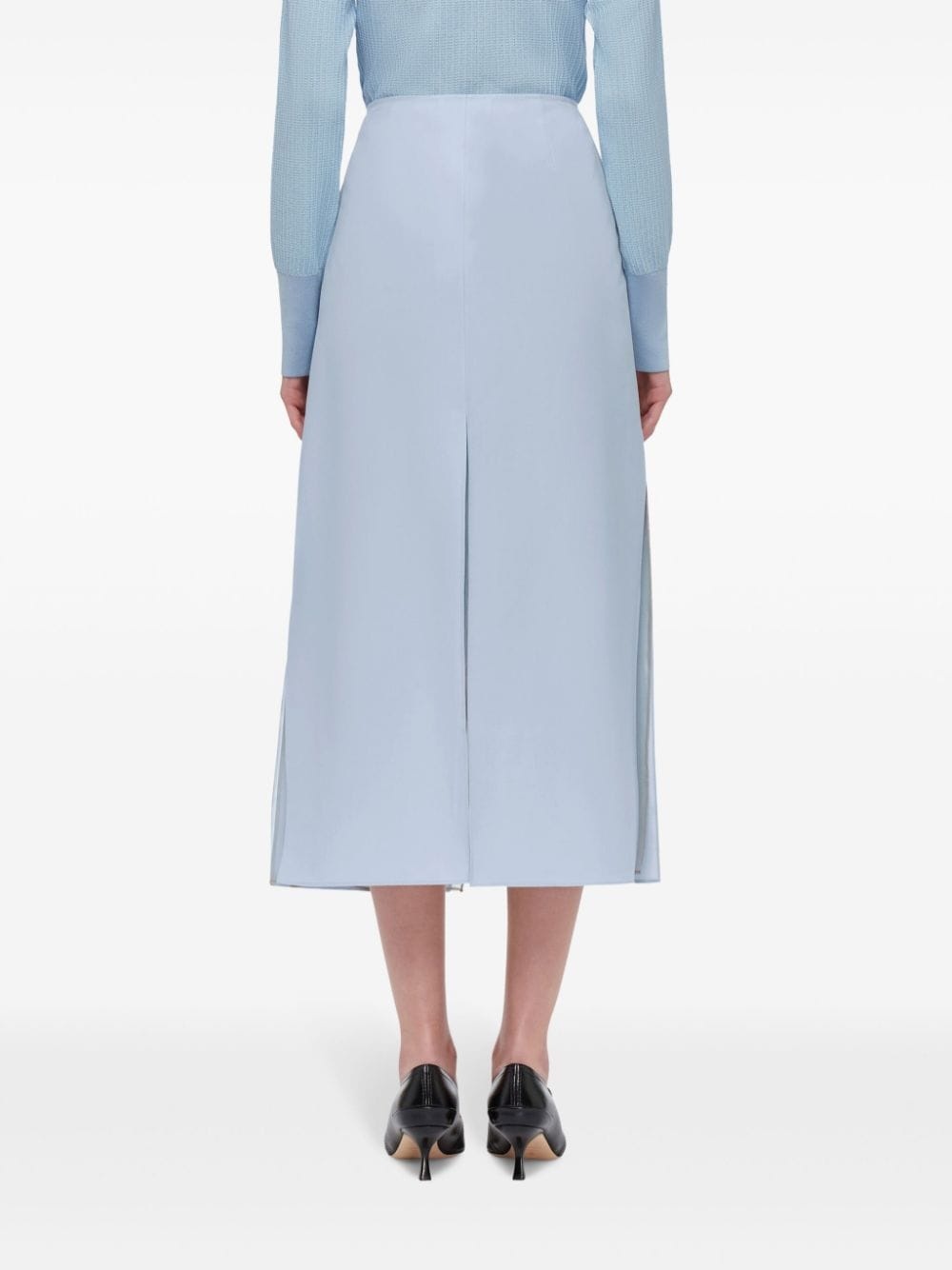 layered midi skirt - 4