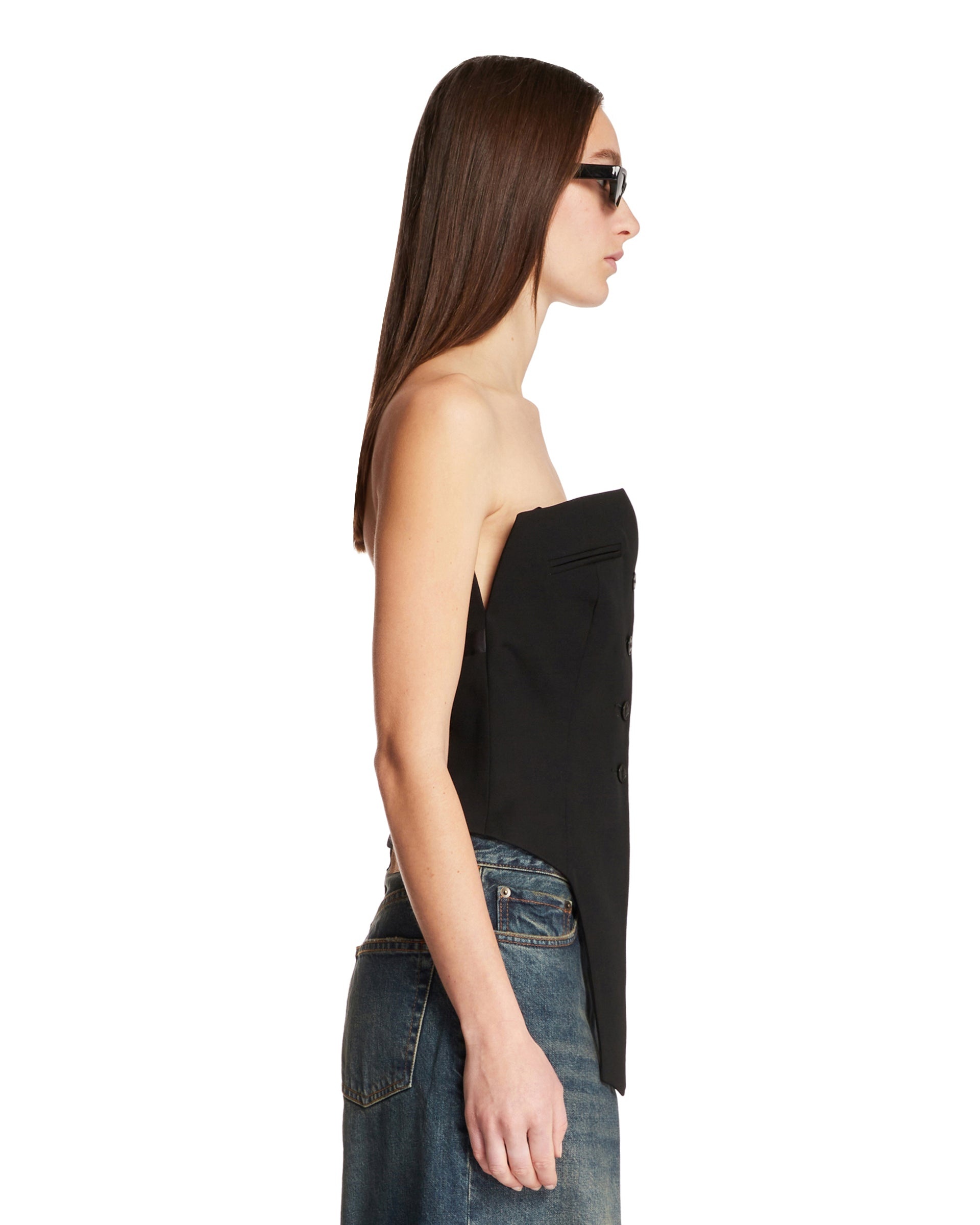 【関税&送料込】Alexander Wang Deconstructed Vest Deconstructed Vest in BLACK | alexanderwang®