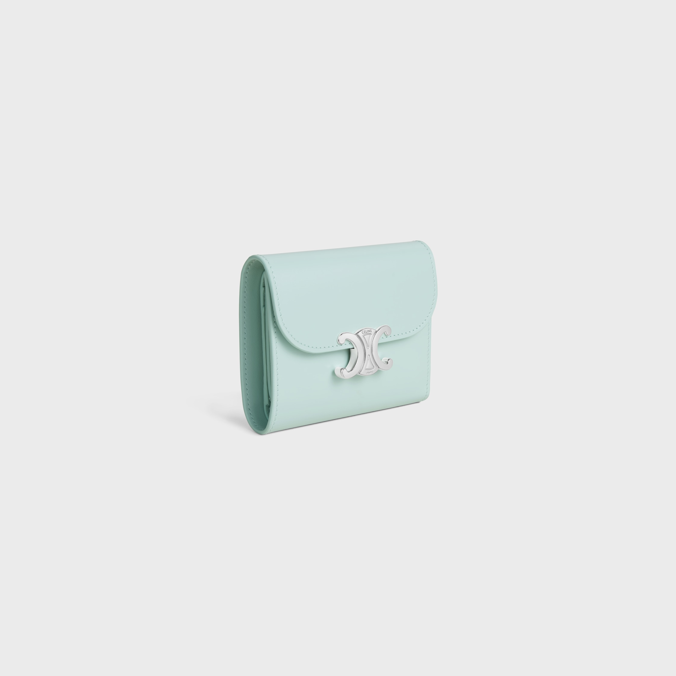 Small Flap Wallet TRIOMPHE IN Shiny calfskin - 2