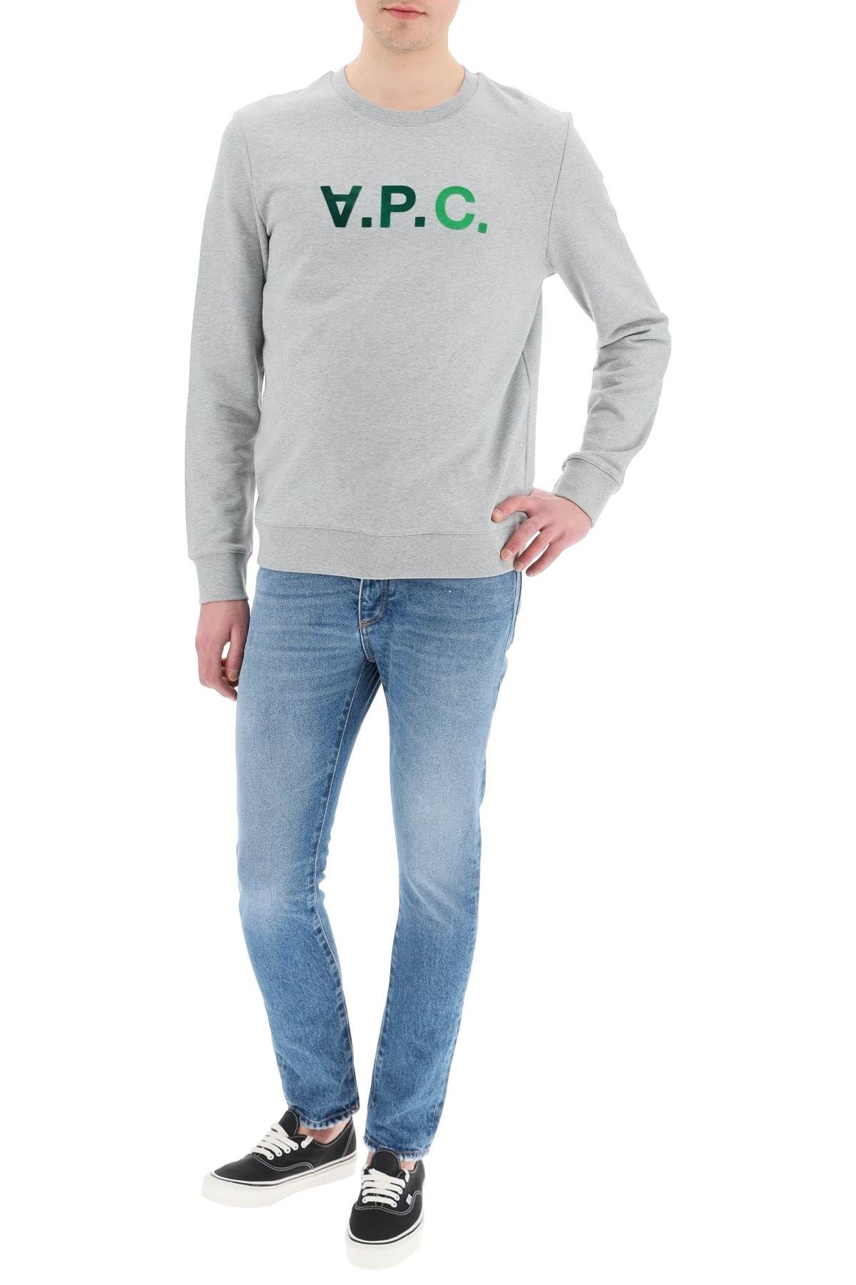 FLOCKED V.P.C. LOGO SWEATSHIRT - 2