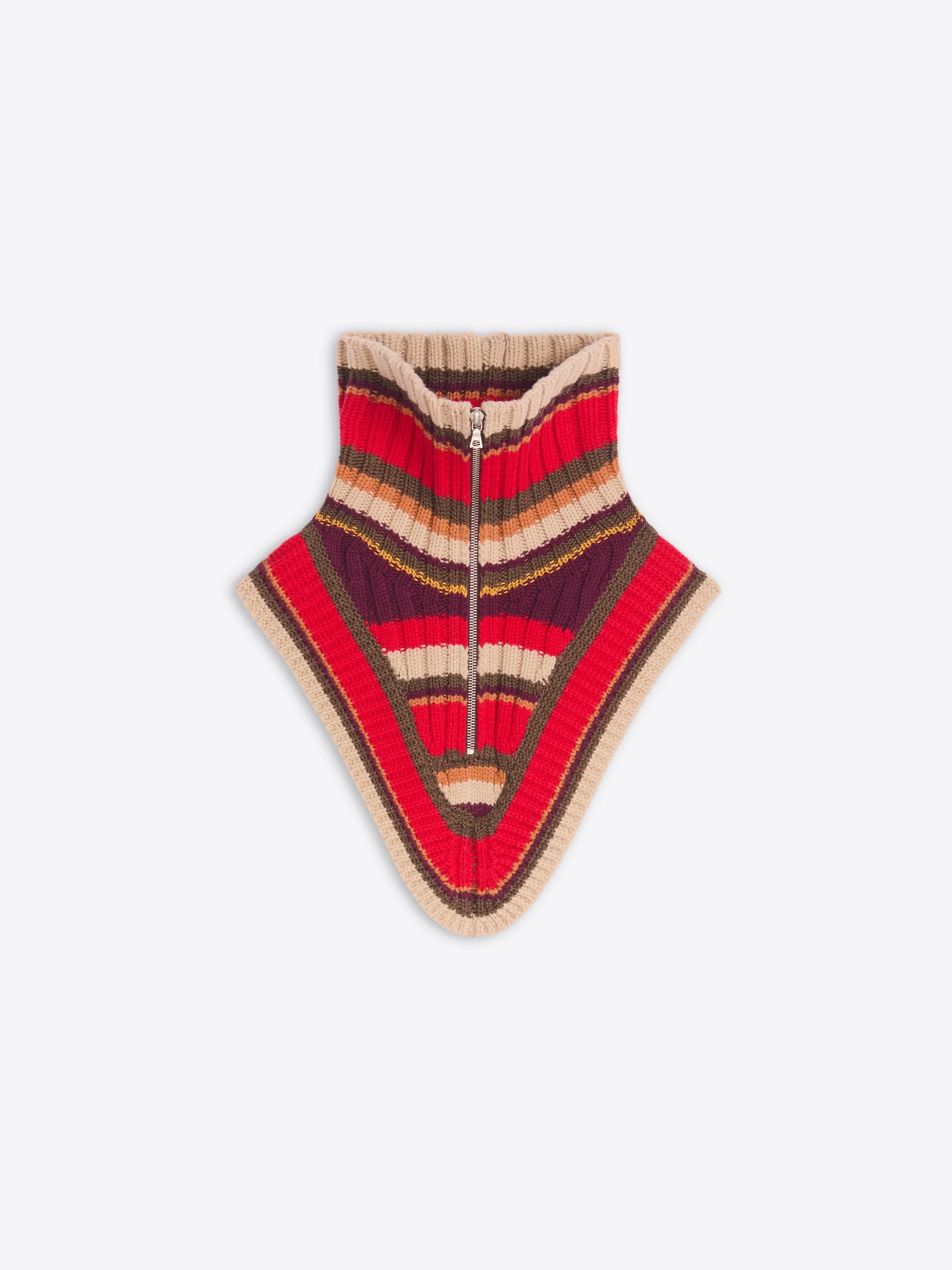 WOOL ZIP COLLAR - 1
