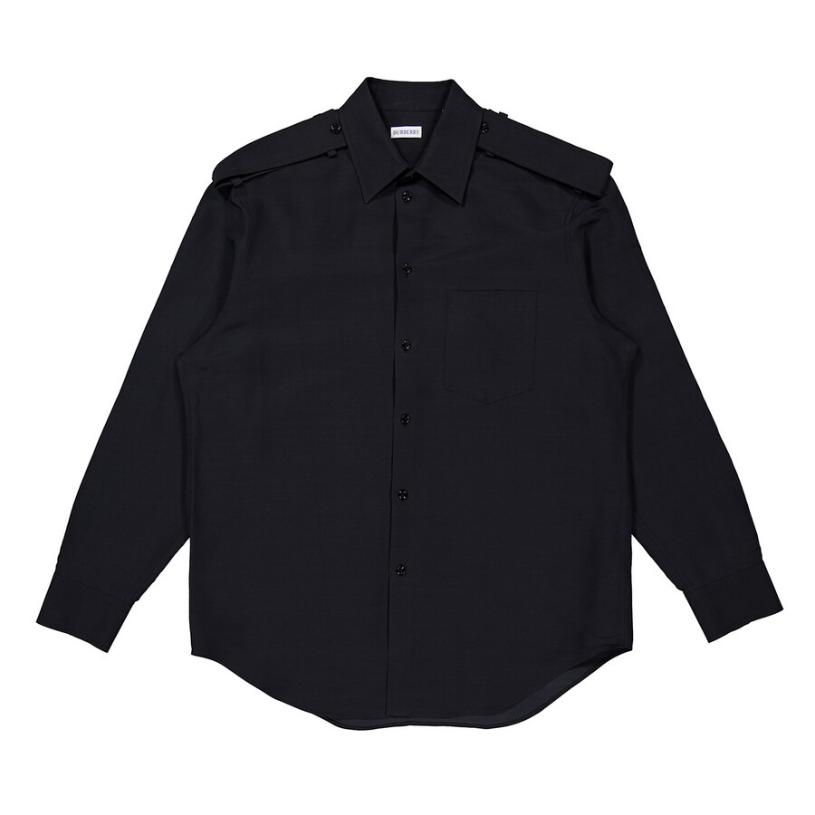 Burberry Long Sleeve Knight-Hardware Printed Shirt - 5