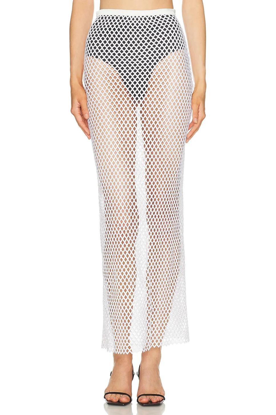 Sequin Mesh Skirt - 1