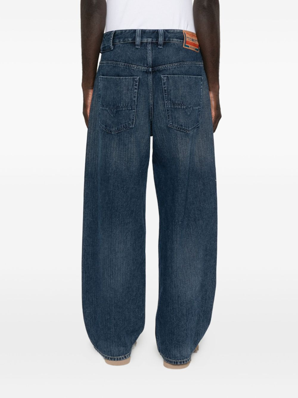 pocket-detail cotton jeans - 4