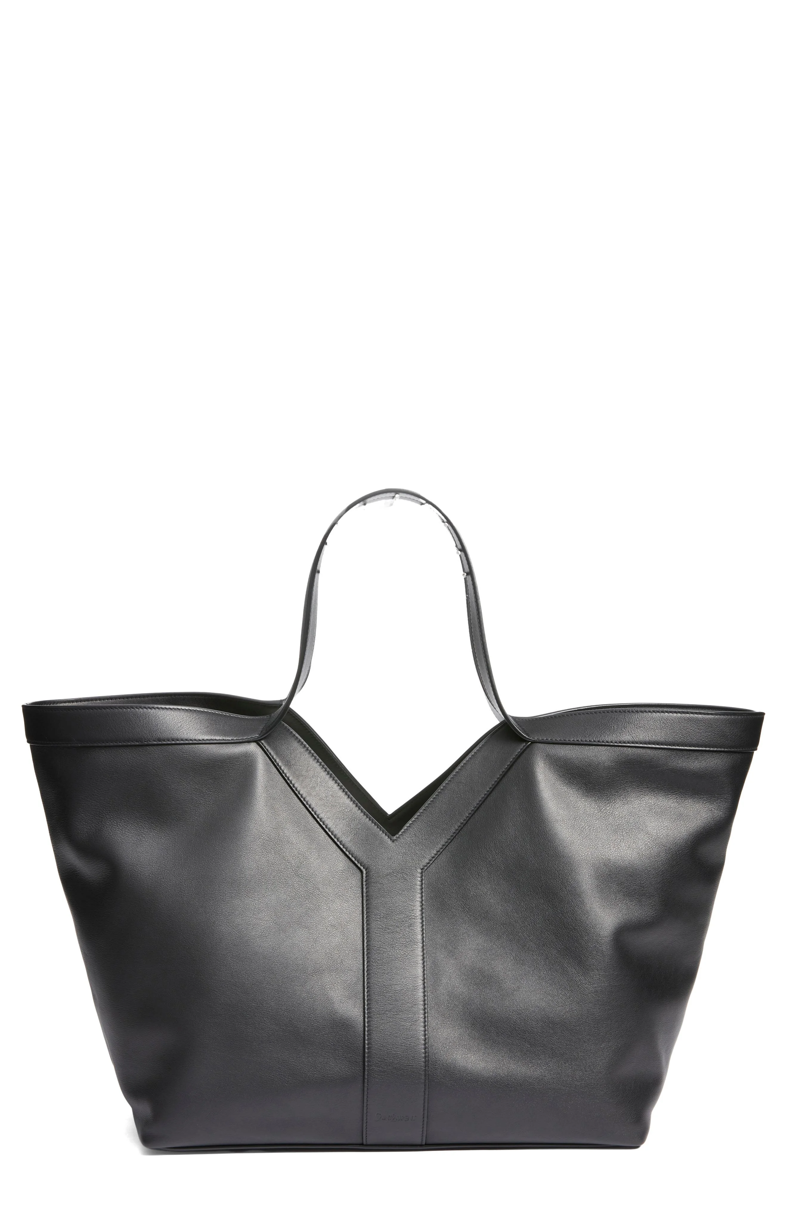 Saint Laurent Y Leather Tote in Noir at Nordstrom - 1