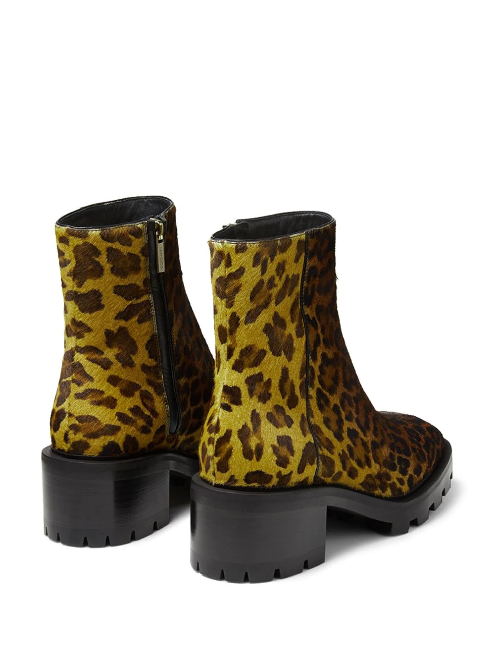 Mava leopard print 35mm boots - 3