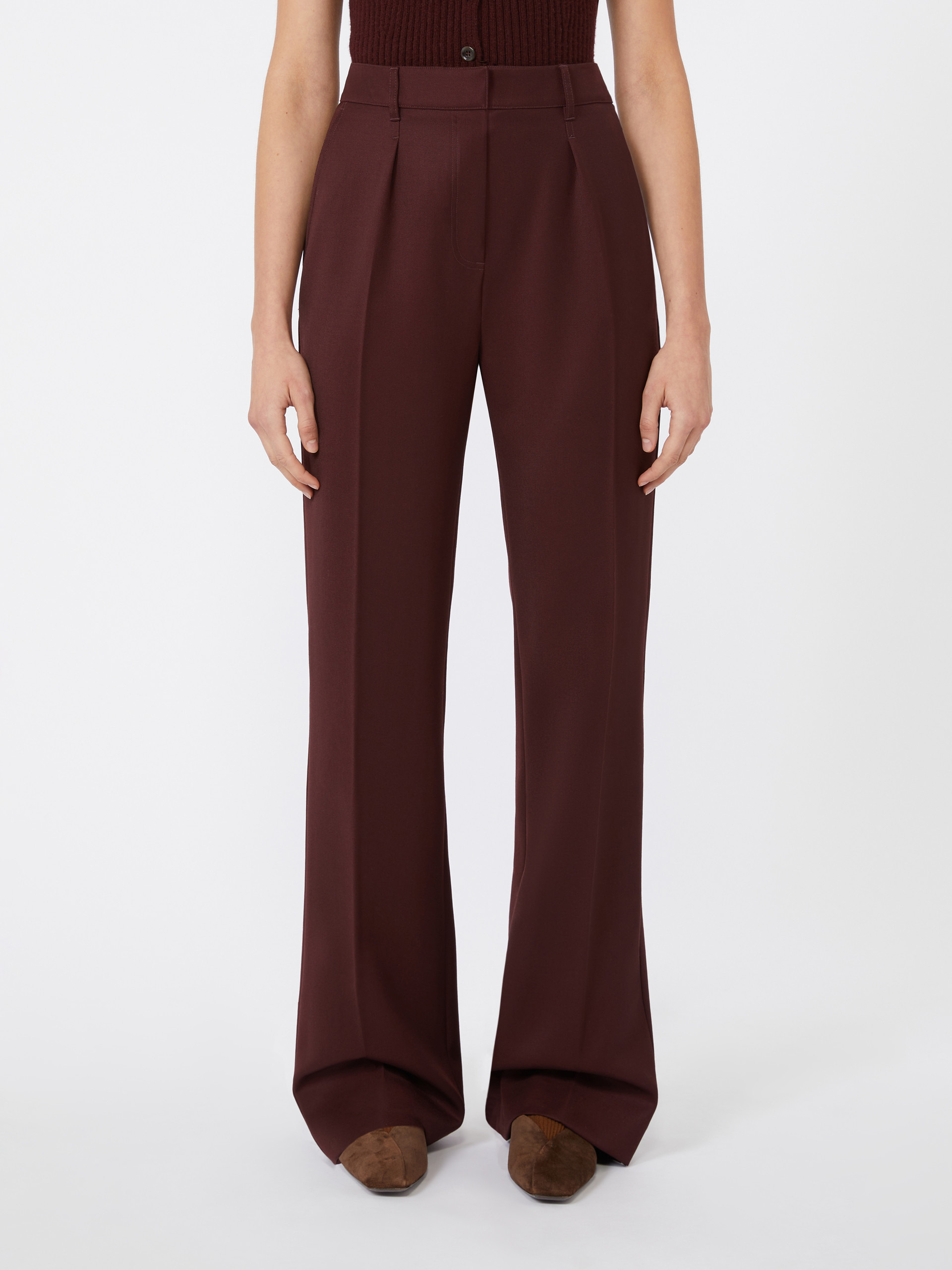 CANNES Gabardine wool trousers - 3