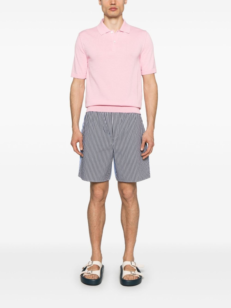 Comme des Garçons SHIRT fine-knit polo shirt outlook