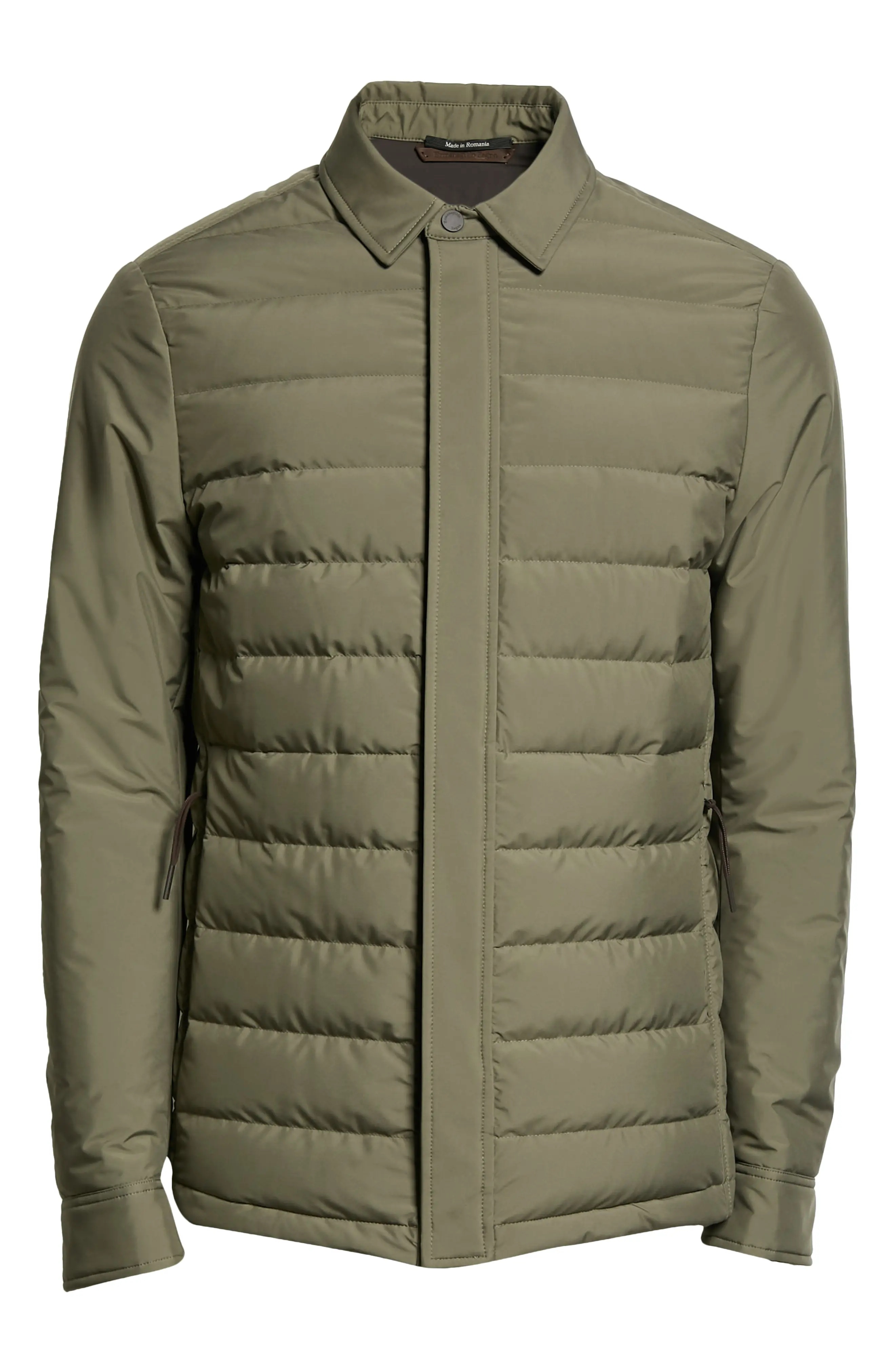 Stratos Quilted Down Shirt Jacket - 6