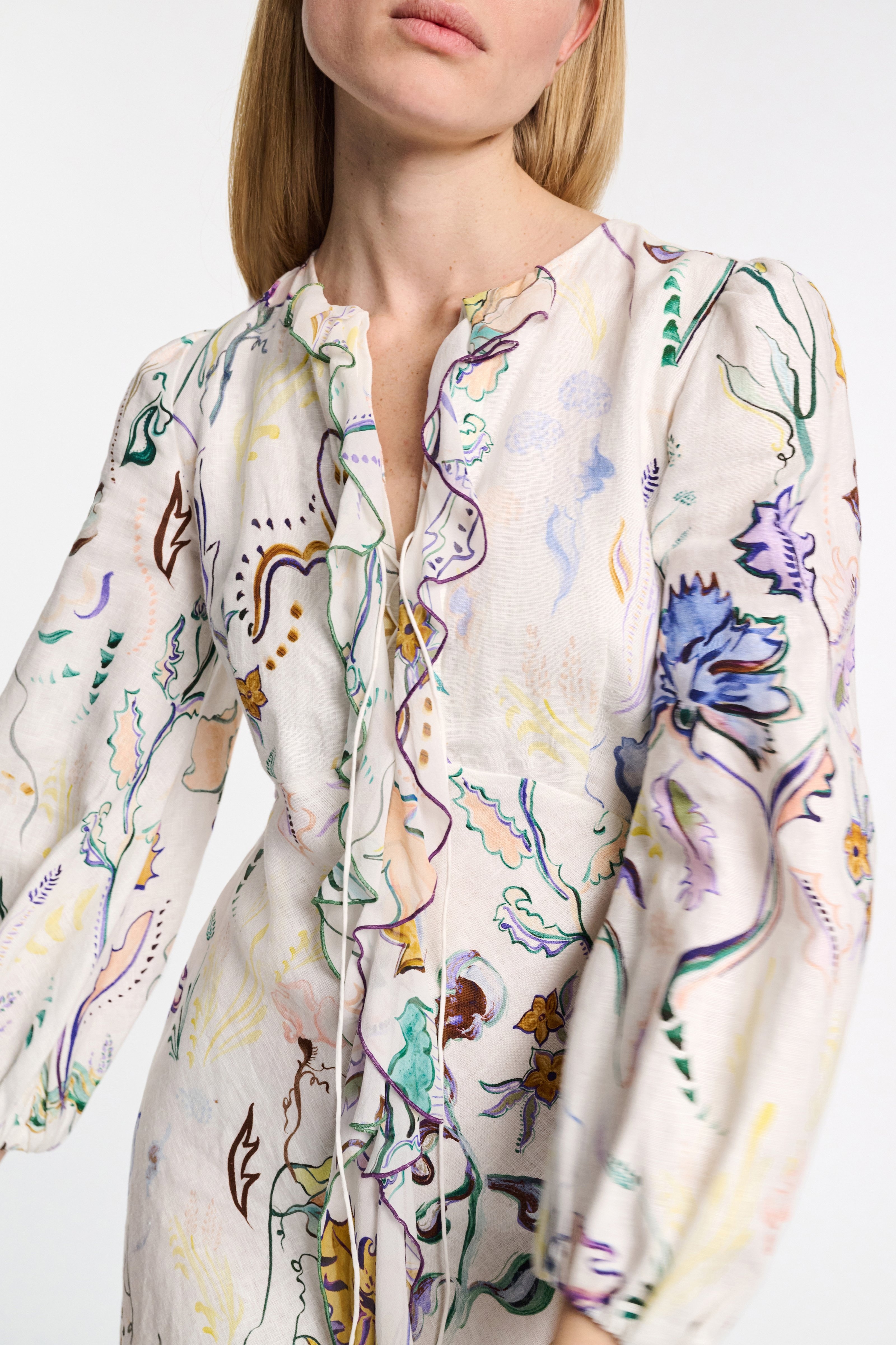FLORAL POWER dress - 4