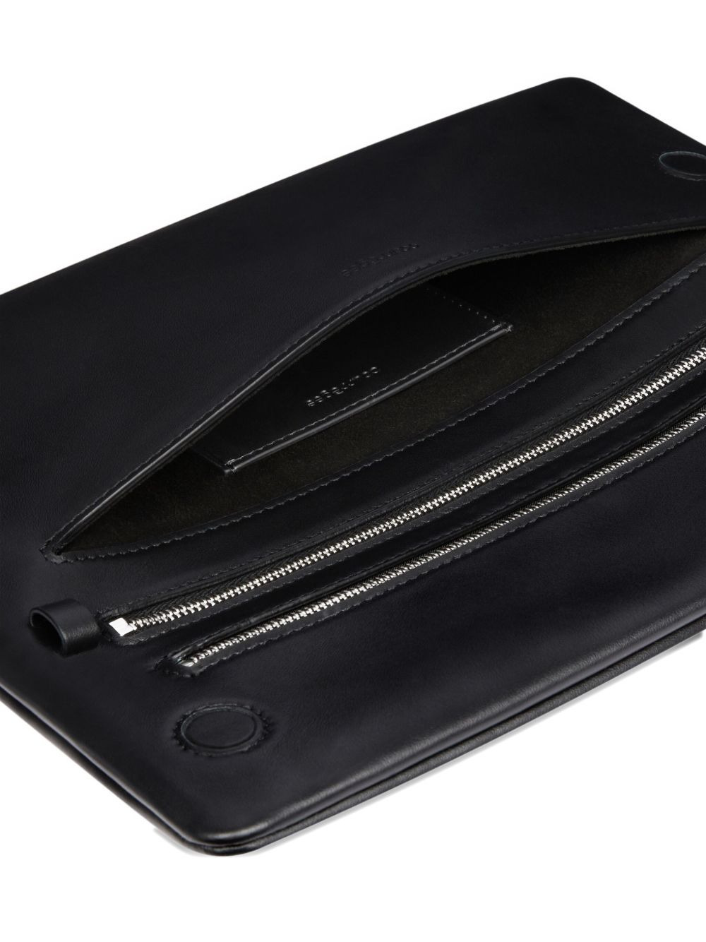 leather flap clutch - 4