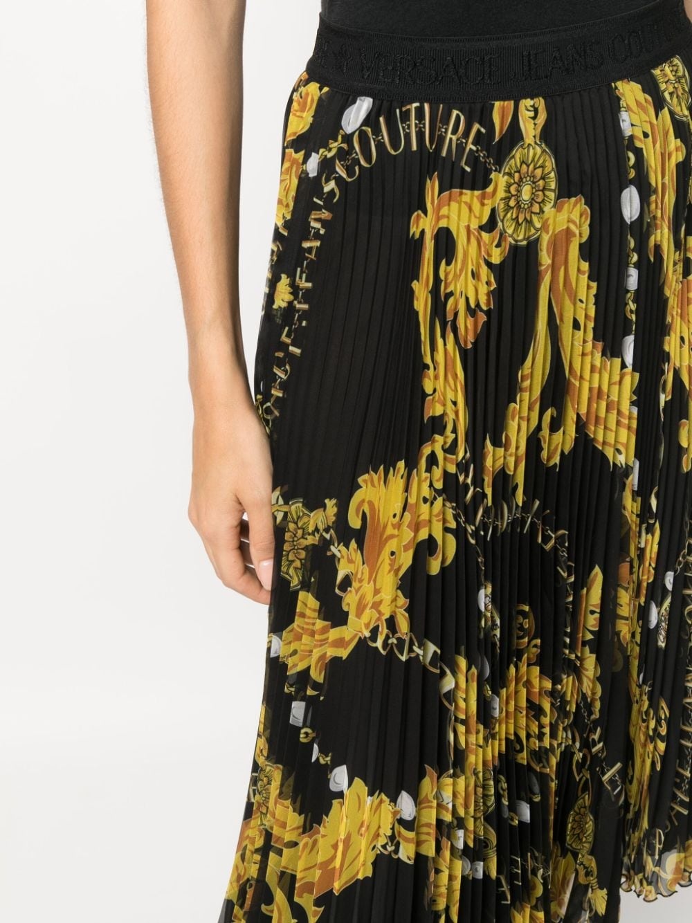 Chain Couture midi skirt - 5