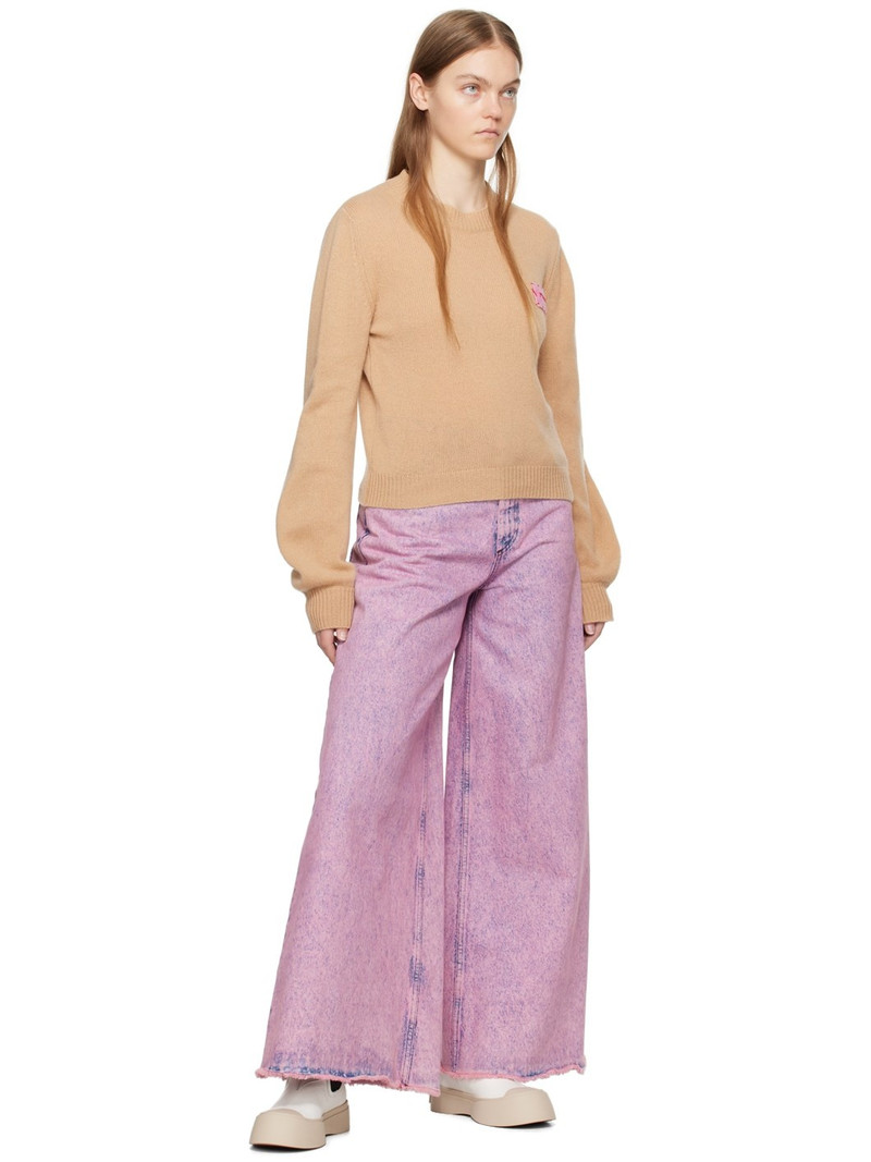 Marni Pink Flared Jeans outlook