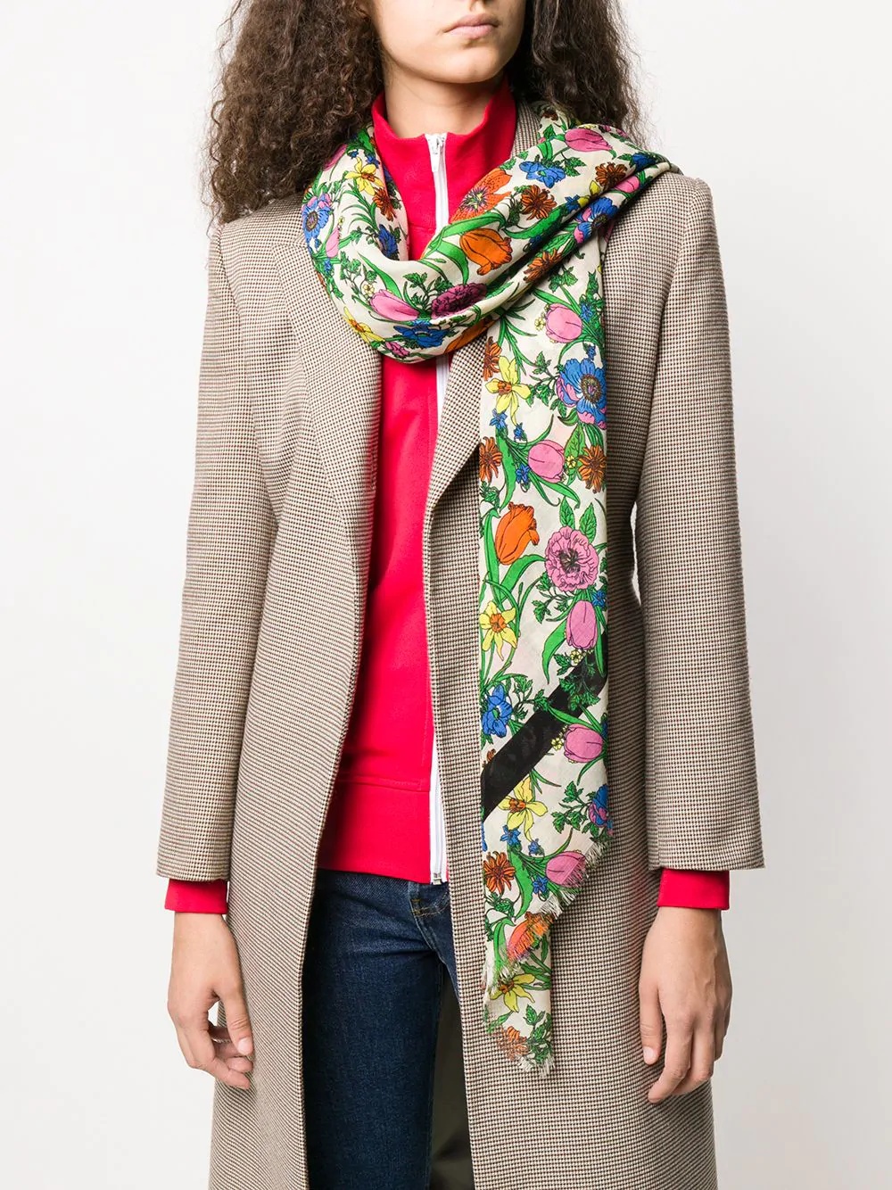 Flora print scarf - 2