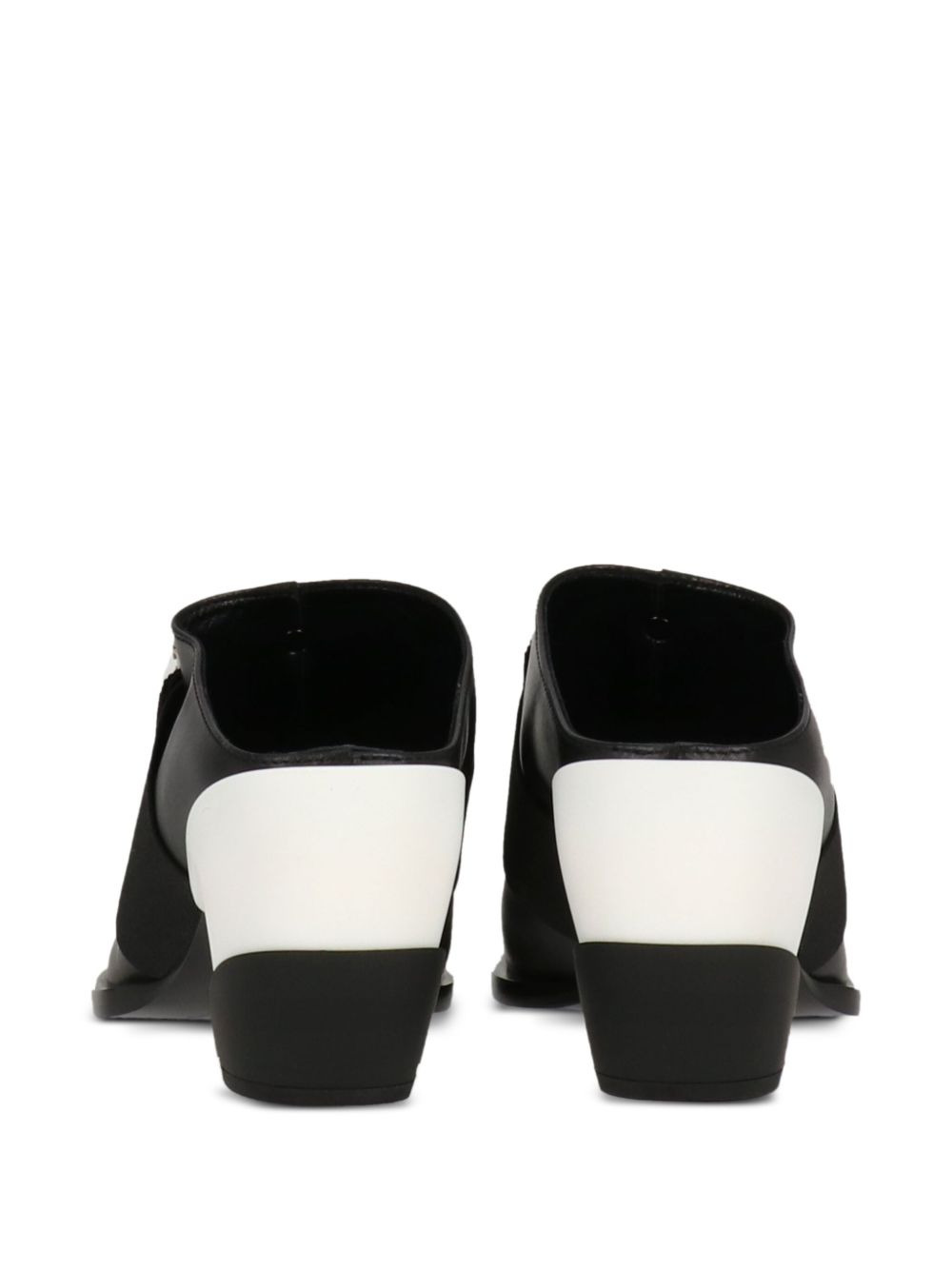 buckle-embellished pointed-toe mules - 3