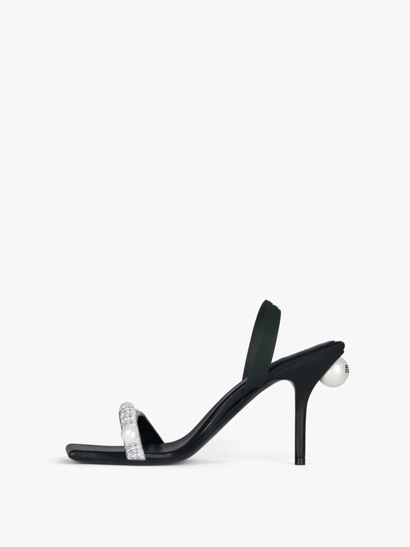 Givenchy G WOVEN SANDALS IN LEATHER outlook