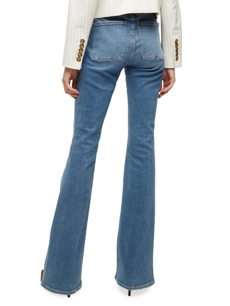 Women's Beverly Skinny Flare Patch Pocket Jeans - Sierra 5