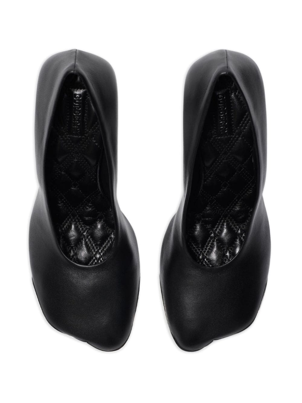 Duck 90mm leather pumps - 4