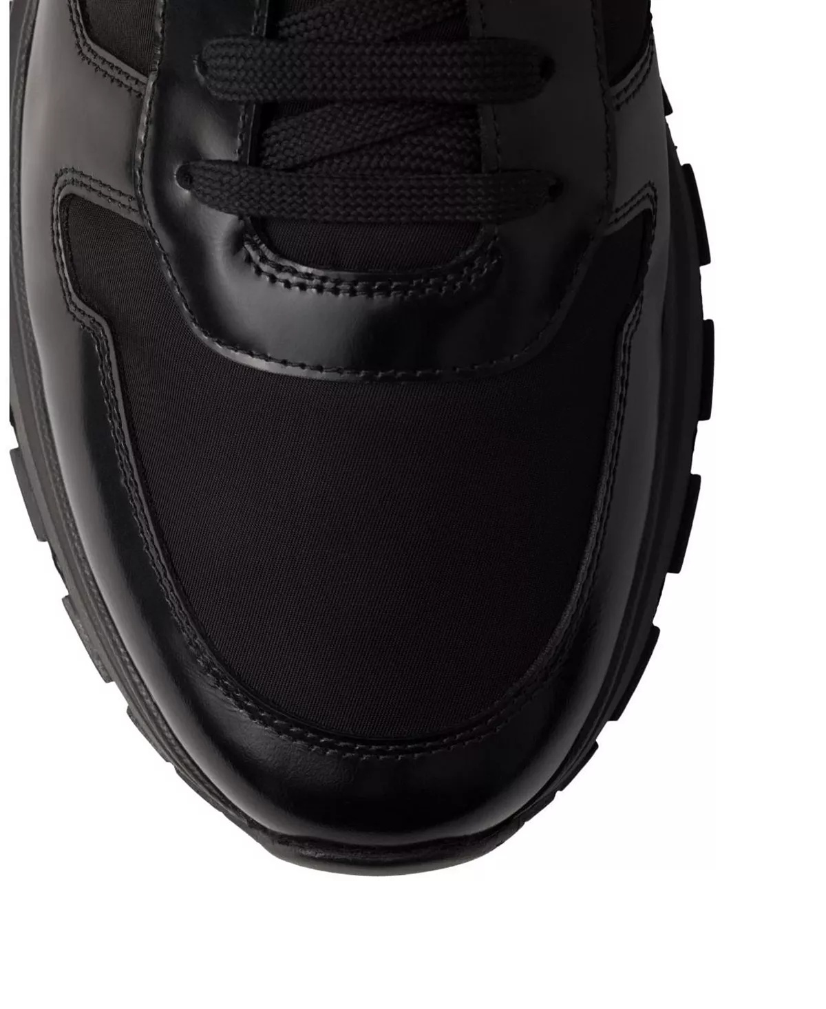 Men's Prax 01 Re-Nylon and Brushed Leather Sneakers - 7