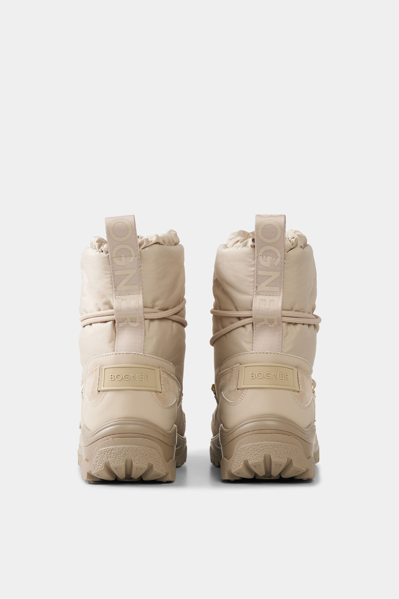 Snow boots Alta Badia with spikes in Beige 4