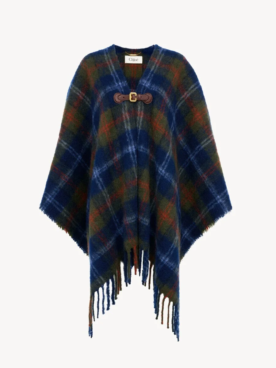 THE CHLOÉ PADDINGTON CAPE IN MOHAIR, WOOL & NYLON - 1