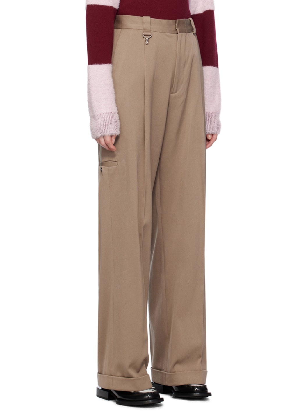 Beige Roxane Trousers - 2