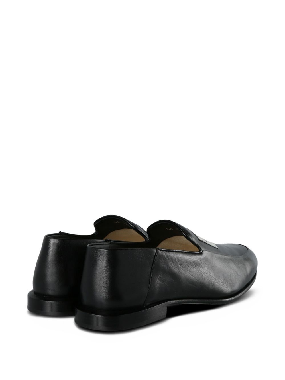 logo-patch loafers - 3