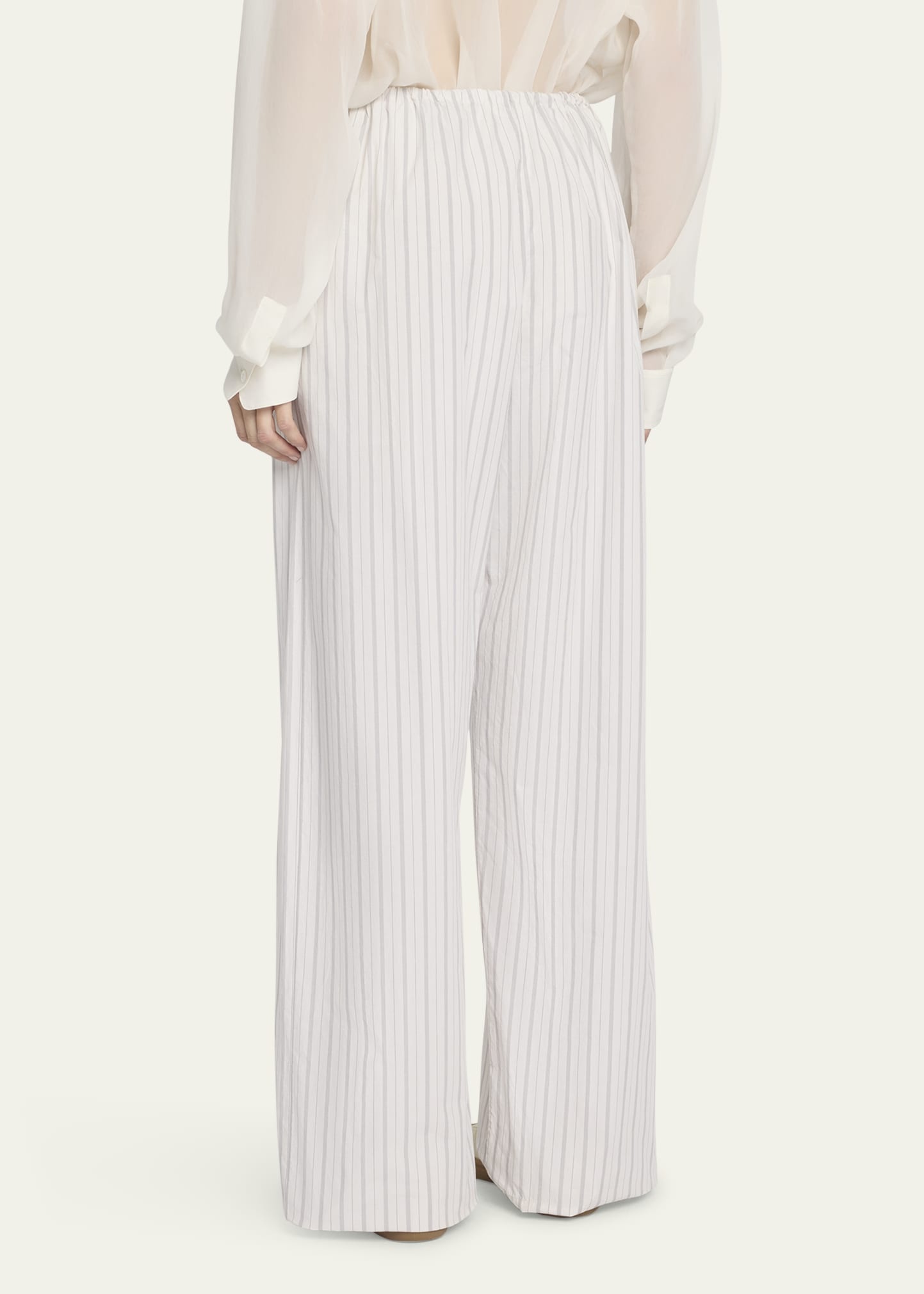 Hypnosta Striped Straight-Leg Drawstring Pants - 3