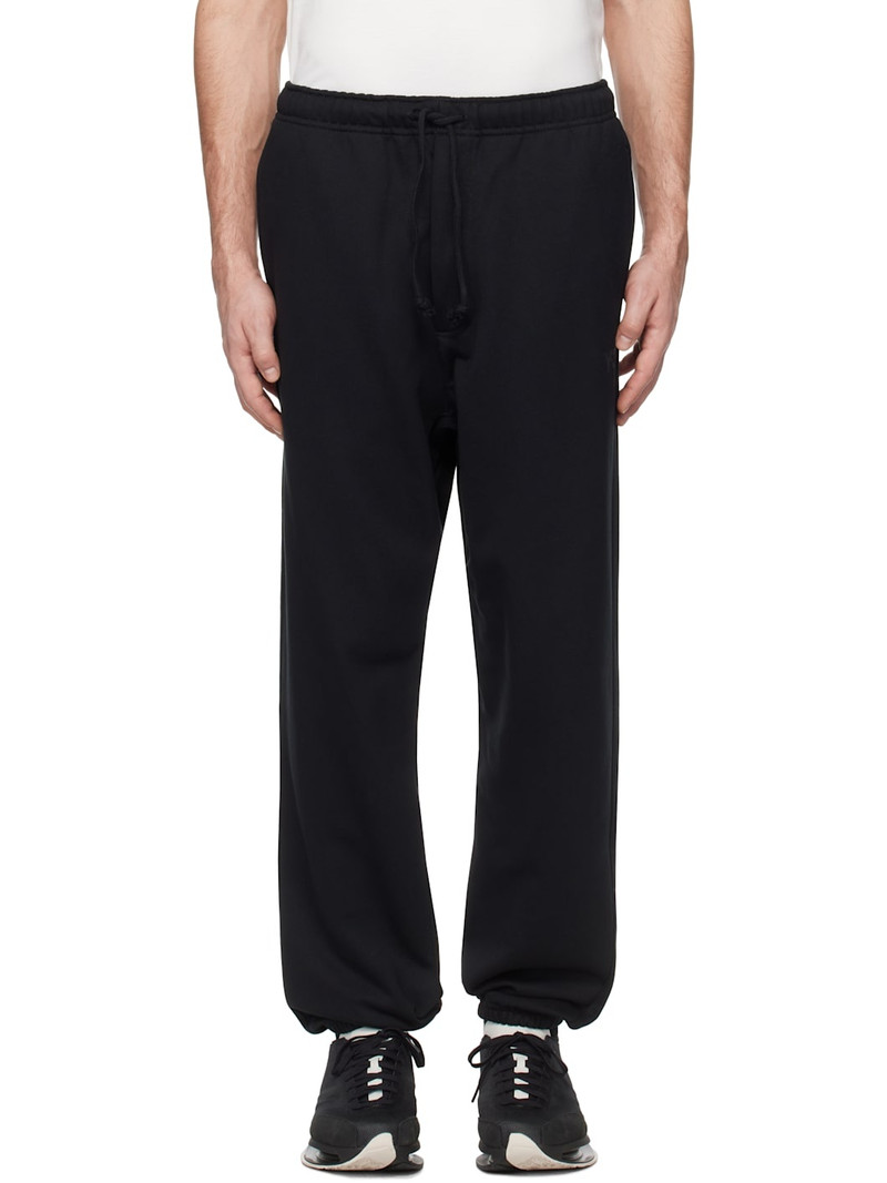 Black French Terry Sweatpants 1