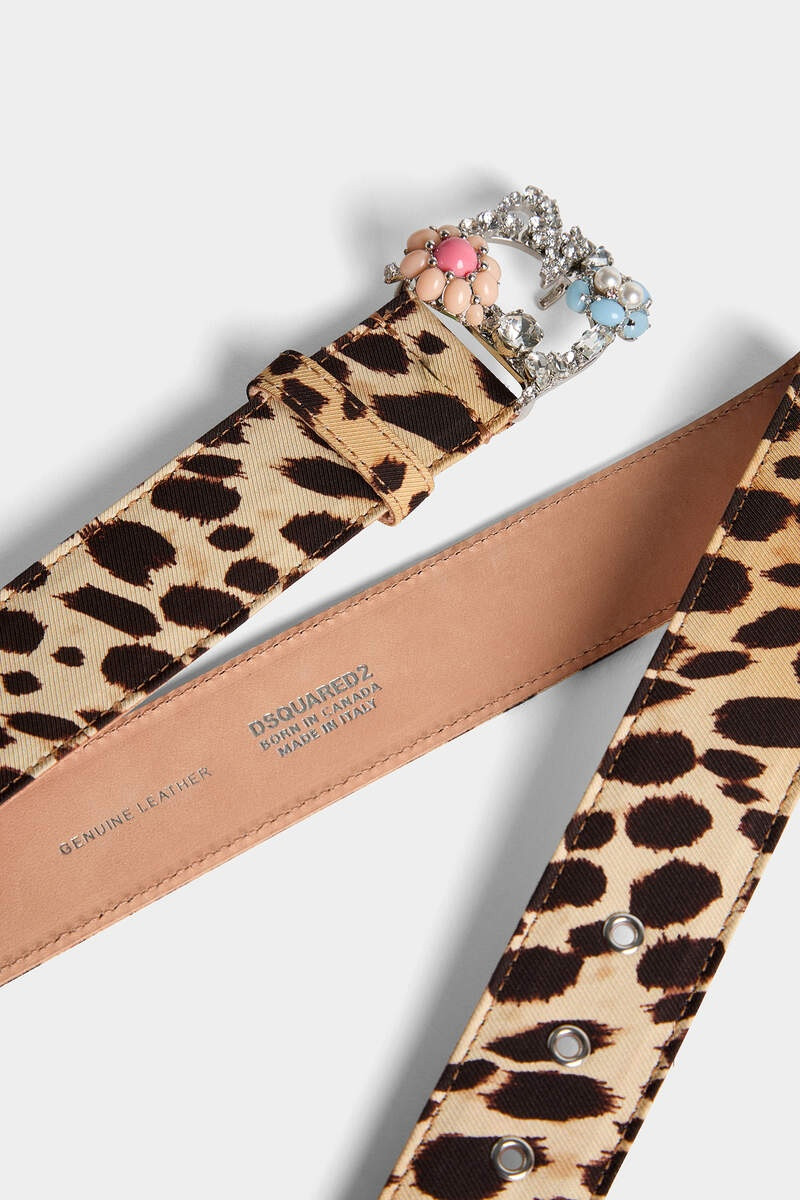 D2 CRYSTAL BUCKLE BELT 4