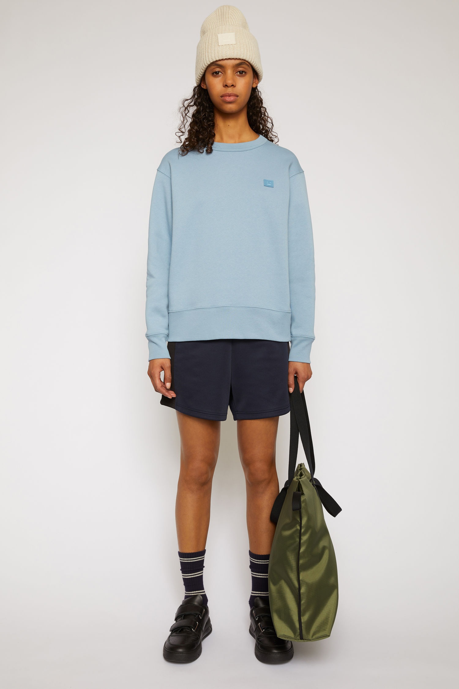 Classic fit sweatshirt mineral blue - 2