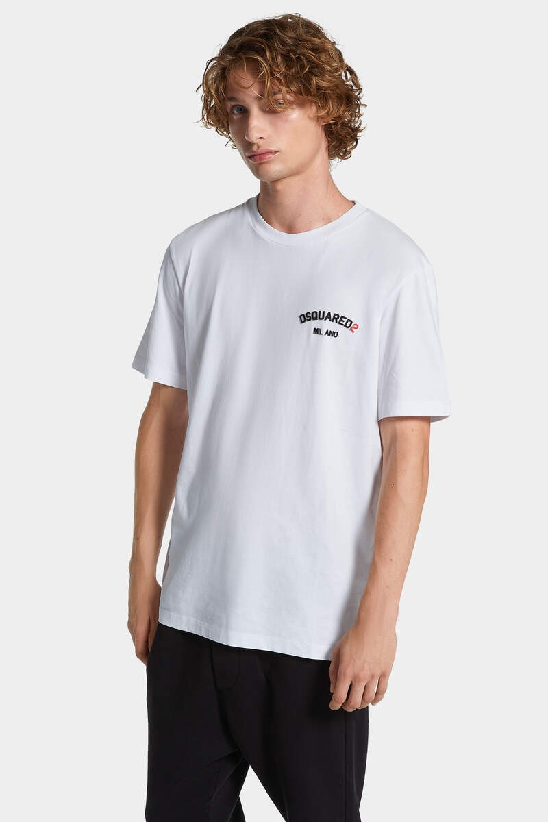 REGULAR FIT RUBBER LOGO T-SHIRT 3