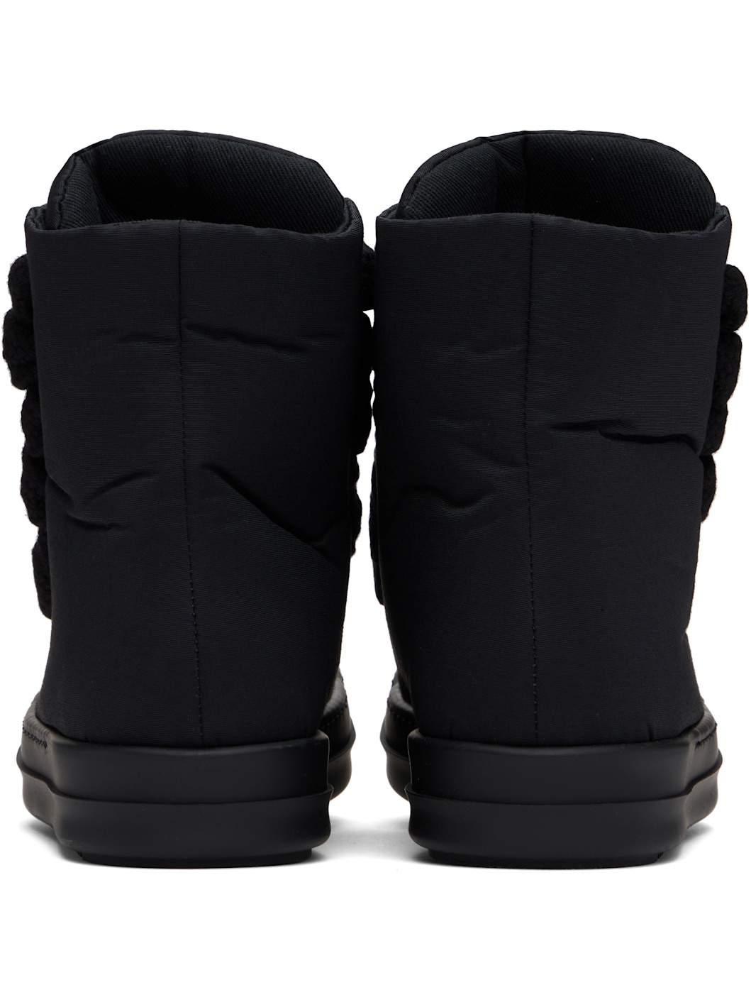 Black Hollywood Jumbo Lace Puffer Sneaks Sneakers - 2