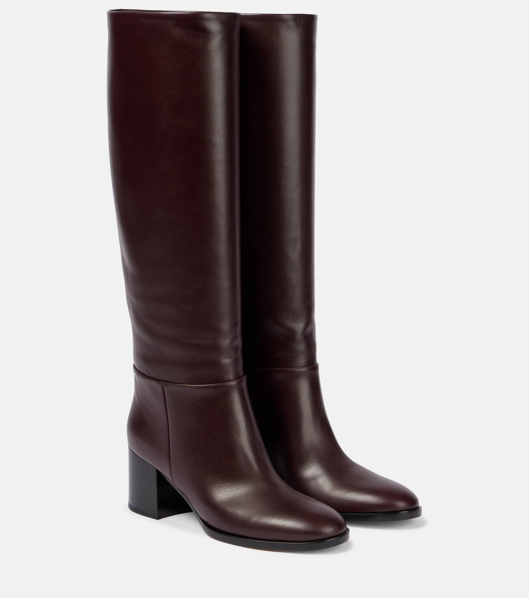 Santiago leather knee-high boots - 1