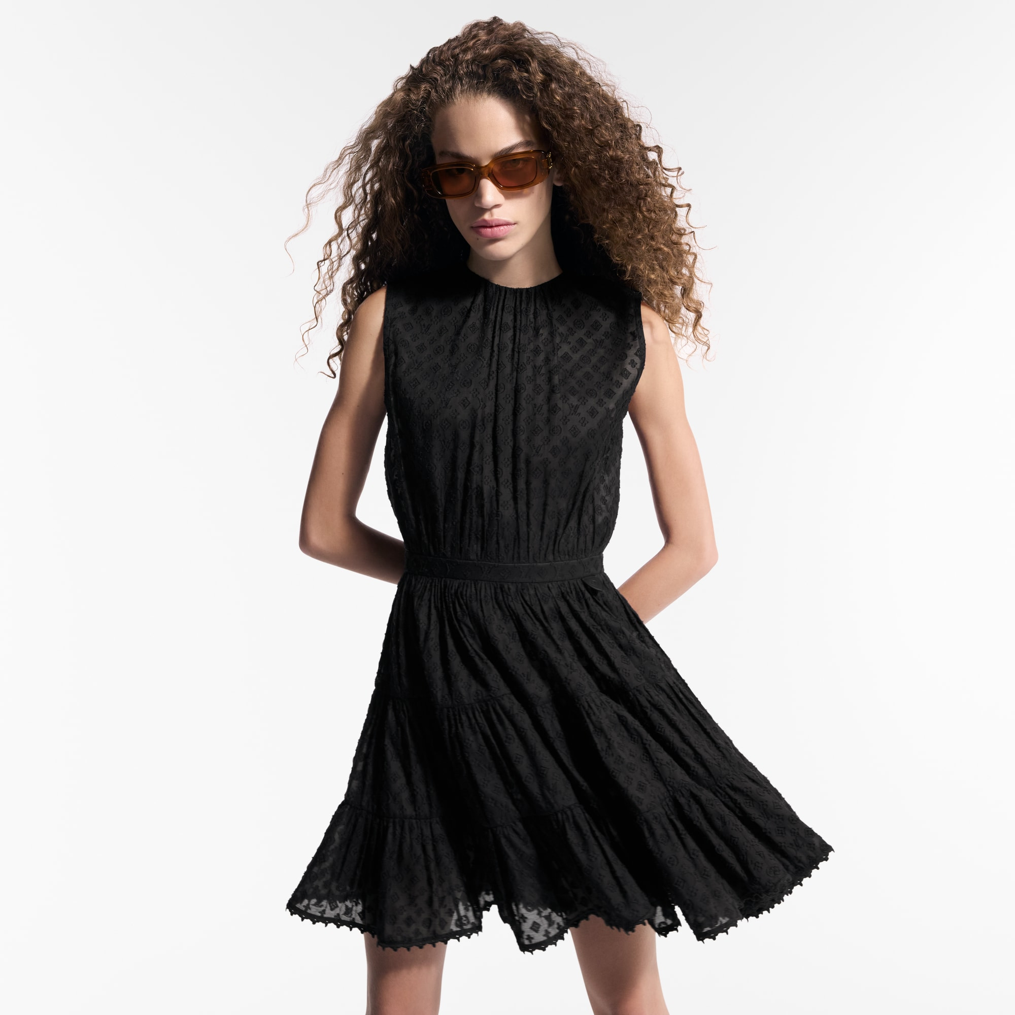 Monogram Fli Coupé Tiered Dress - 4