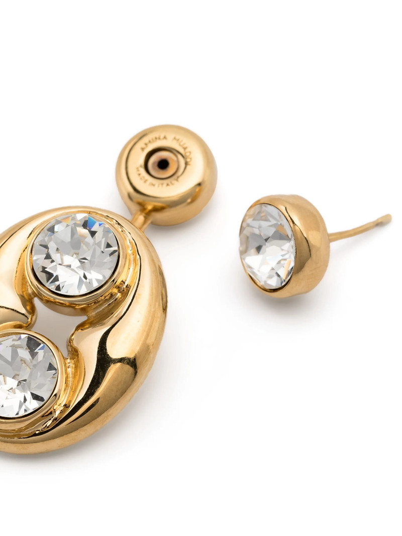 Amina Muaddi Iris Drop Earrings outlook