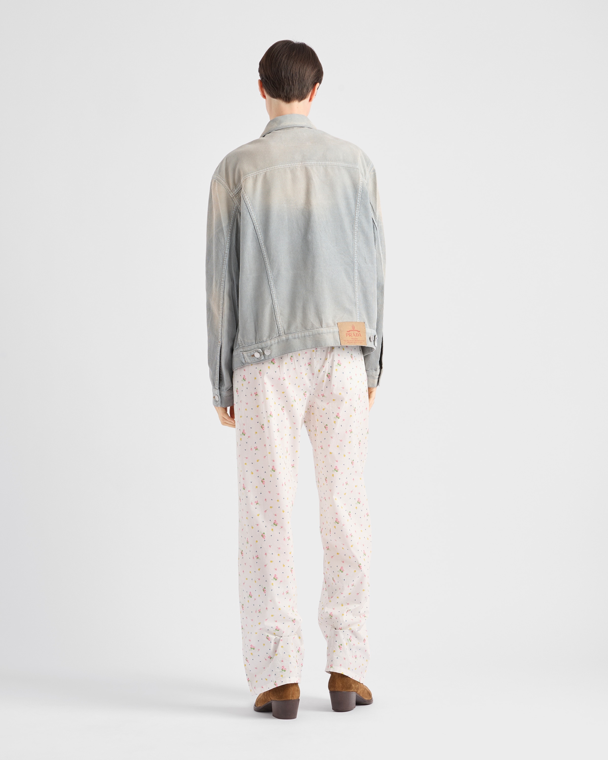 Corduroy blouson jacket - 5